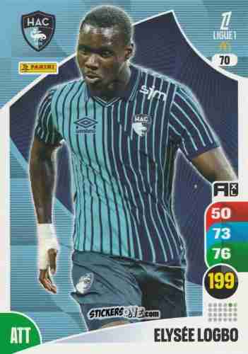 Sticker Élysée Logbo - Ligue 1 2025-2026. Adrenalyn XL
 n. 70 - Panini