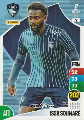 Cromo Issa Soumaré - Ligue 1 2025-2026. Adrenalyn XL
 n. 72 - Panini