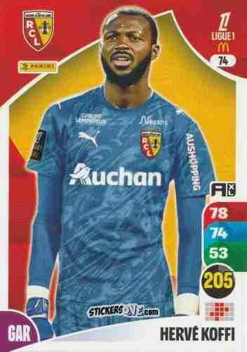 Cromo Hervé Koffi - Ligue 1 2025-2026. Adrenalyn XL
 n. 74 - Panini