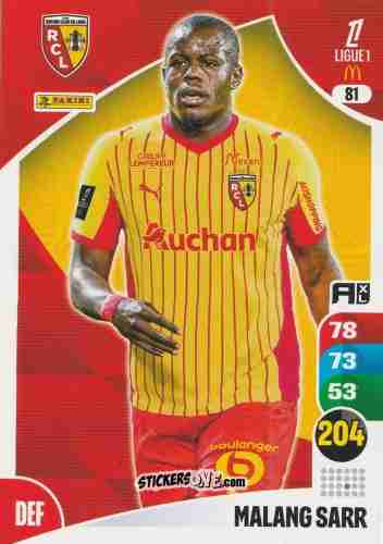 Sticker Malang Sarr - Ligue 1 2025-2026. Adrenalyn XL
 n. 81 - Panini