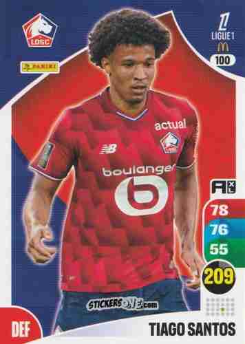 Cromo Tiago Santos - Ligue 1 2025-2026. Adrenalyn XL
 n. 100 - Panini