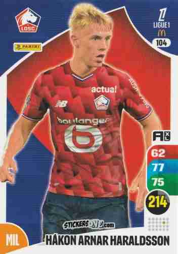Figurina Hákon Arnar Haraldsson - Ligue 1 2025-2026. Adrenalyn XL
 n. 104 - Panini