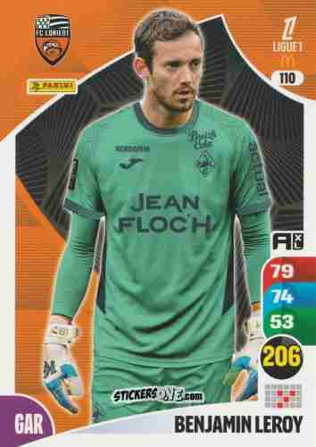 Figurina Benjamin Leroy - Ligue 1 2025-2026. Adrenalyn XL
 n. 110 - Panini