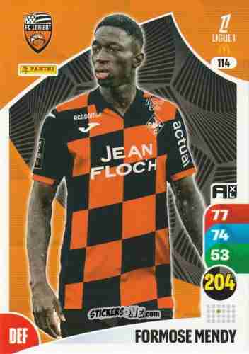 Figurina Formose Mendy - Ligue 1 2025-2026. Adrenalyn XL
 n. 114 - Panini