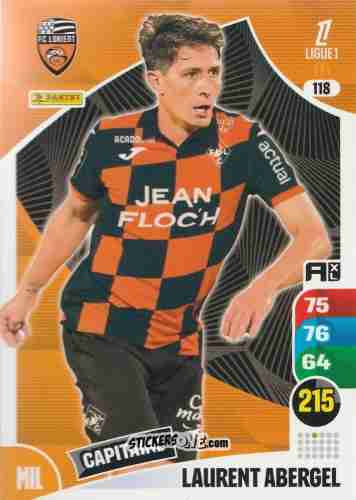 Sticker Laurent Abergel - Ligue 1 2025-2026. Adrenalyn XL
 n. 118 - Panini
