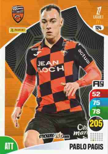 Sticker Pablo Pagis - Ligue 1 2025-2026. Adrenalyn XL
 n. 124 - Panini
