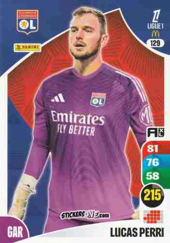 Figurina Lucas Perri - Ligue 1 2025-2026. Adrenalyn XL
 n. 129 - Panini