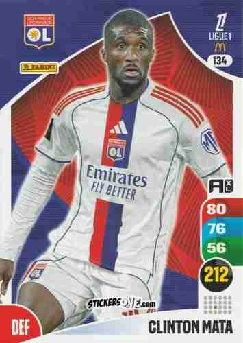 Sticker Clinton Mata - Ligue 1 2025-2026. Adrenalyn XL
 n. 134 - Panini