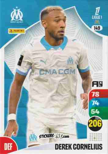 Figurina Derek Cornelius - Ligue 1 2025-2026. Adrenalyn XL
 n. 149 - Panini