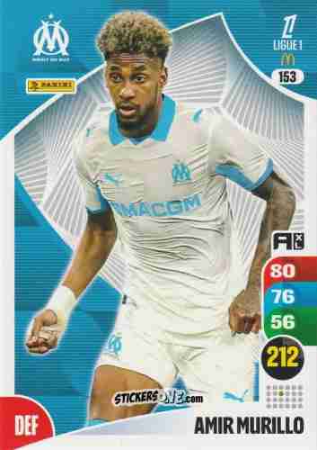 Cromo Michael Amir Murillo - Ligue 1 2025-2026. Adrenalyn XL
 n. 153 - Panini