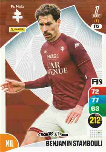 Figurina Benjamin Stambouli - Ligue 1 2025-2026. Adrenalyn XL
 n. 173 - Panini