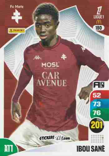 Figurina Ibou Sané - Ligue 1 2025-2026. Adrenalyn XL
 n. 180 - Panini