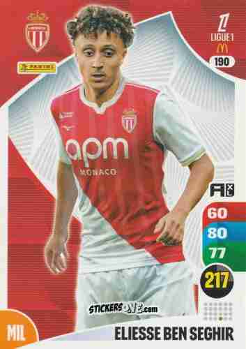 Sticker Eliesse Ben Seghir - Ligue 1 2025-2026. Adrenalyn XL
 n. 190 - Panini
