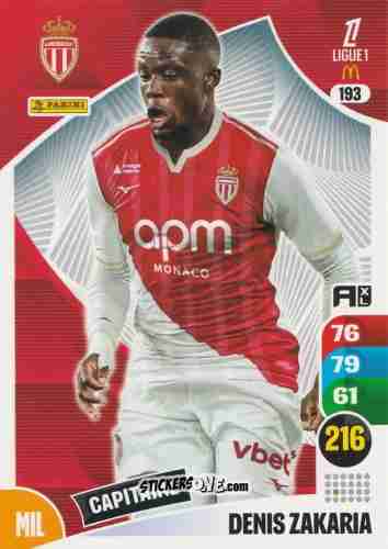 Sticker Denis Zakaria - Ligue 1 2025-2026. Adrenalyn XL
 n. 193 - Panini