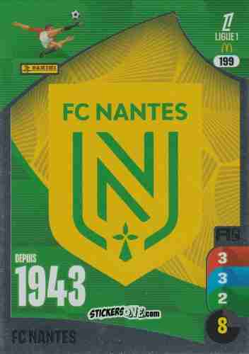 Cromo Écusson - Ligue 1 2025-2026. Adrenalyn XL
 n. 199 - Panini