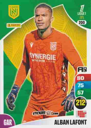 Sticker Alban Lafont - Ligue 1 2025-2026. Adrenalyn XL
 n. 200 - Panini