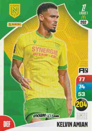 Figurina Kelvin Amian - Ligue 1 2025-2026. Adrenalyn XL
 n. 202 - Panini