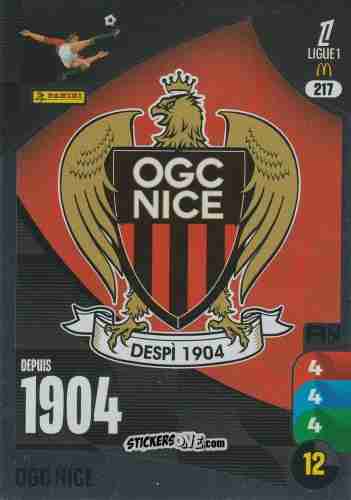Cromo Écusson - Ligue 1 2025-2026. Adrenalyn XL
 n. 217 - Panini