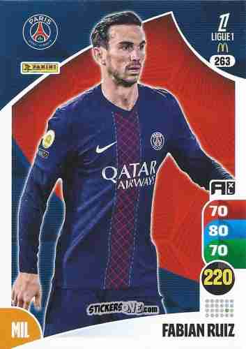 Figurina Fabián Ruiz - Ligue 1 2025-2026. Adrenalyn XL
 n. 263 - Panini