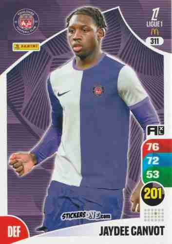 Cromo Jaydee Canvot - Ligue 1 2025-2026. Adrenalyn XL
 n. 311 - Panini