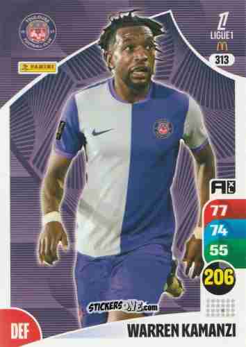 Cromo Warren Kamanzi - Ligue 1 2025-2026. Adrenalyn XL
 n. 313 - Panini