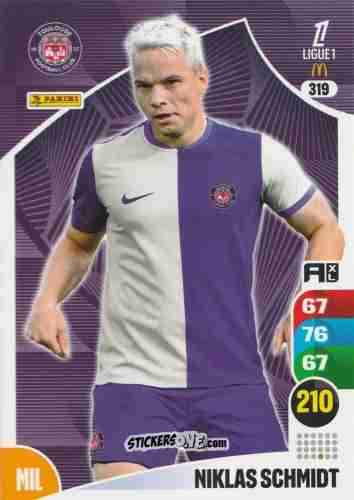 Cromo Niklas Schmidt - Ligue 1 2025-2026. Adrenalyn XL
 n. 319 - Panini