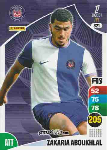 Figurina Zakaria Aboukhlal - Ligue 1 2025-2026. Adrenalyn XL
 n. 321 - Panini