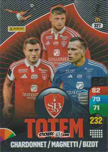 Sticker Card 327 - Ligue 1 2025-2026. Adrenalyn XL
 n. 327 - Panini