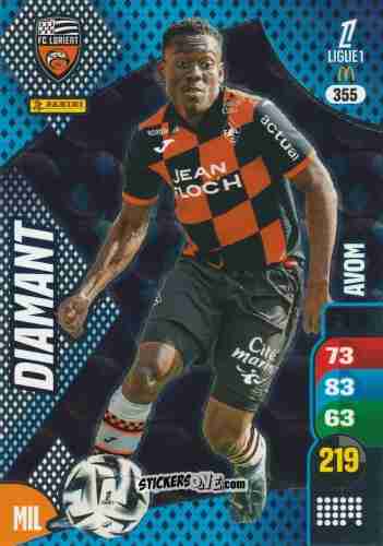 Sticker Arthur Avom - Ligue 1 2025-2026. Adrenalyn XL
 n. 355 - Panini