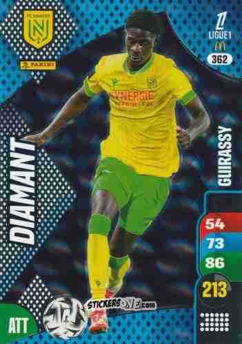Figurina Herba Guirassy - Ligue 1 2025-2026. Adrenalyn XL
 n. 362 - Panini