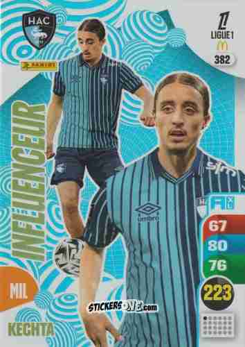 Sticker Yassine Kechta - Ligue 1 2025-2026. Adrenalyn XL
 n. 382 - Panini