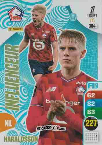 Figurina Hákon Arnar Haraldsson - Ligue 1 2025-2026. Adrenalyn XL
 n. 384 - Panini