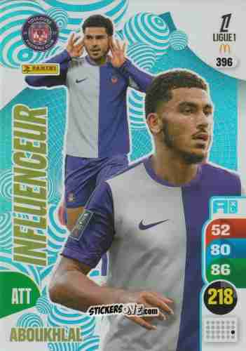 Cromo Zakaria Aboukhlal - Ligue 1 2025-2026. Adrenalyn XL
 n. 396 - Panini