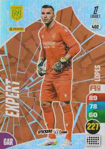 Cromo Anthony Lopes - Ligue 1 2025-2026. Adrenalyn XL
 n. 402 - Panini