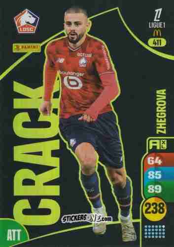 Figurina Edon Zhegrova - Ligue 1 2025-2026. Adrenalyn XL
 n. 411 - Panini
