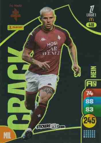 Sticker Gauthier Hein - Ligue 1 2025-2026. Adrenalyn XL
 n. 418 - Panini