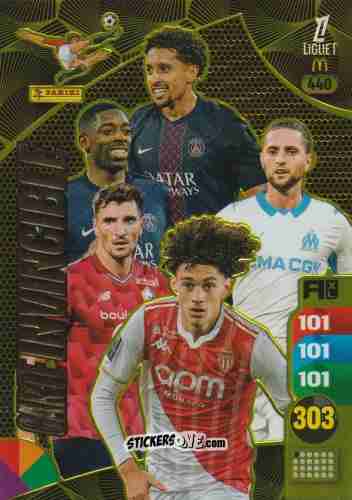 Cromo Marquinhos / Rabiot /dembele / Akliouche - Ligue 1 2025-2026. Adrenalyn XL
 n. 440 - Panini