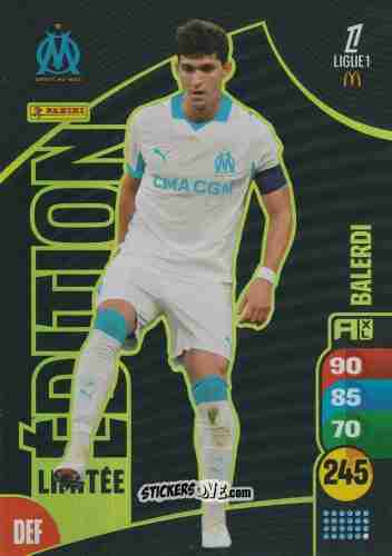 Sticker Leonardo Balerdi - Ligue 1 2025-2026. Adrenalyn XL
 n. LE7 - Panini