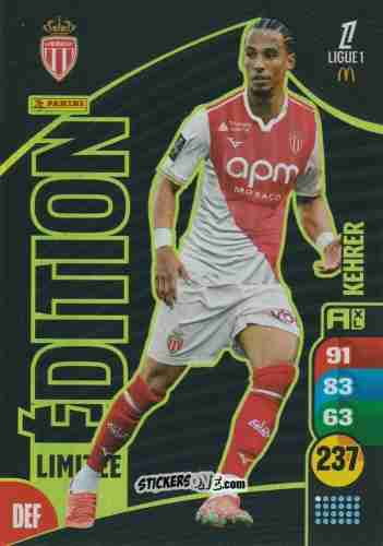 Sticker Thilo Kehrer - Ligue 1 2025-2026. Adrenalyn XL
 n. LE14 - Panini