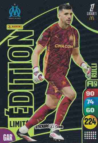 Cromo Gerónimo Rulli - Ligue 1 2025-2026. Adrenalyn XL
 n. M2 - Panini