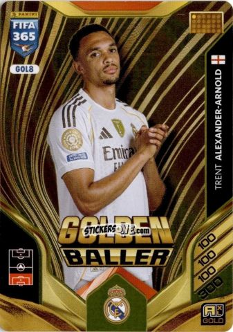 Figurina Trent Alexander-Arnold - Fifa 365: 2025-2026. Adrenalyn Xl n. GOL8 - Panini