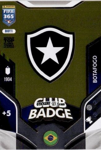 Cromo Club Badge - Fifa 365: 2025-2026. Adrenalyn Xl n. BOT1 - Panini