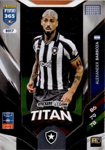 Cromo Alexander Barboza - Fifa 365: 2025-2026. Adrenalyn Xl n. BOT7 - Panini