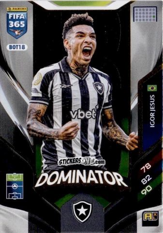 Cromo Igor Jesus - Fifa 365: 2025-2026. Adrenalyn Xl n. BOT18 - Panini