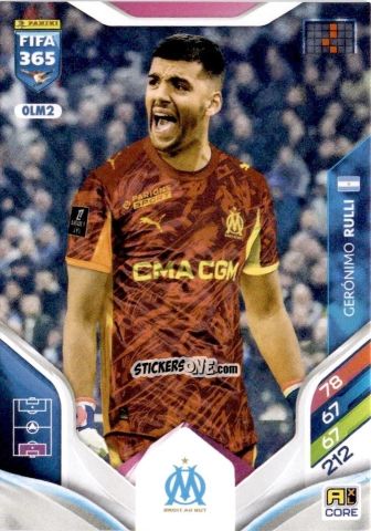 Cromo Gerónimo Rulli - Fifa 365: 2025-2026. Adrenalyn Xl n. OLM2 - Panini