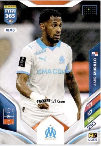 Cromo Amir Murillo - Fifa 365: 2025-2026. Adrenalyn Xl n. OLM3 - Panini