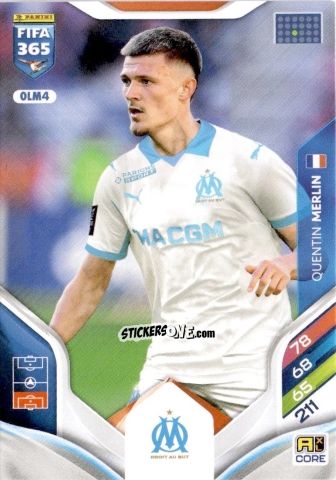 Figurina Quentin Merlin - Fifa 365: 2025-2026. Adrenalyn Xl n. OLM4 - Panini
