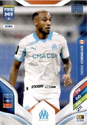 Figurina Derek Cornelius - Fifa 365: 2025-2026. Adrenalyn Xl n. OLM6 - Panini