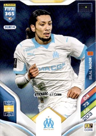 Cromo Bilal Nadir - Fifa 365: 2025-2026. Adrenalyn Xl n. OLM14 - Panini
