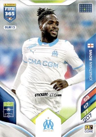 Sticker Jonathan Rowe - Fifa 365: 2025-2026. Adrenalyn Xl n. OLM15 - Panini
